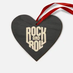 Деревянная игрушка Сердце Rock and roll Рокер