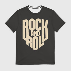 Мужская футболка 3D Rock and roll Рокер