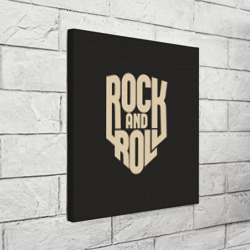 Холст квадратный Rock and roll Рокер - фото 2