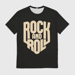 Мужская футболка 3D Rock and roll Рокер