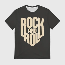 Мужская футболка 3D Rock and roll Рокер