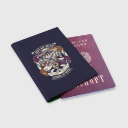 Обложка для паспорта матовая кожа Гитарист Рок Музыкант - фото 2