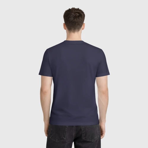 Мужская футболка 3D с принтом Гитарист Рок Музыкант, вид сзади #2