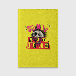 Обложка для паспорта матовая кожа Punk's Not Dead - Панки Хой!