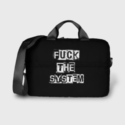 Сумка для ноутбука 3D Fuck the system