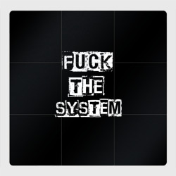 Магнитный плакат 3Х3 Fuck the system