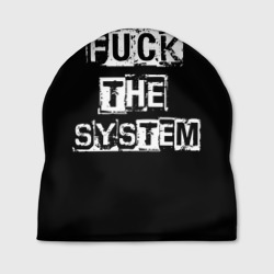 Шапка 3D Fuck the system