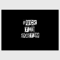 Поздравительная открытка Fuck the system