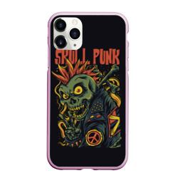 Чехол для iPhone 11 Pro Max матовый Skull punk Панк