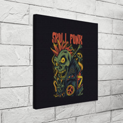 Холст квадратный Skull punk Панк - фото 2