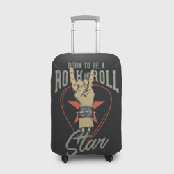 Чехол для чемодана 3D Рожденный быть звездой рок-н-ролла