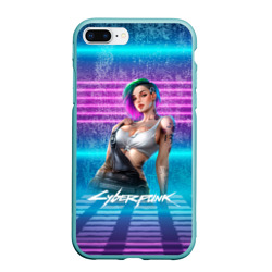 Чехол для iPhone 7Plus/8 Plus матовый Judy 18+ Джуди  Cyberpunk2077