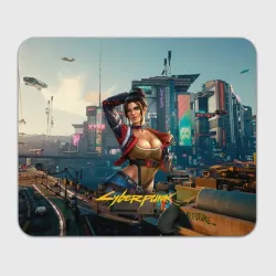 Прямоугольный коврик для мышки Panam сyberpunk   2077