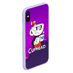 Чехол для iPhone XS Max матовый Недовольная чашечка cuphead - фото 2