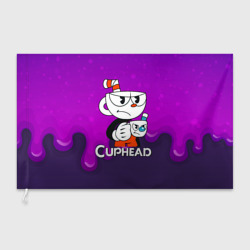 Флаг 3D Недовольная чашечка cuphead