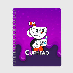 Тетрадь Недовольная чашечка cuphead