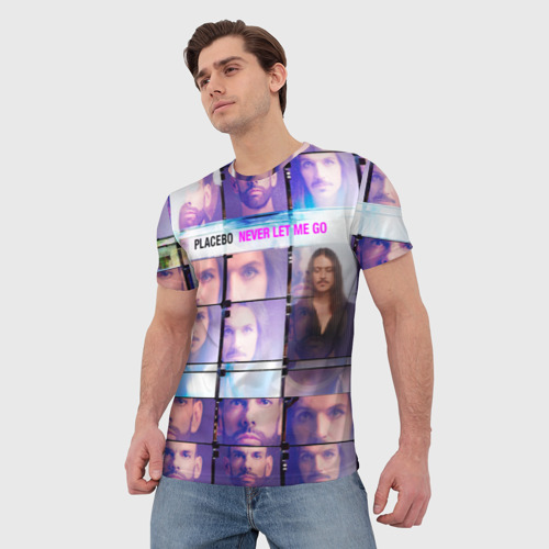Мужская футболка 3D Placebo - экраны, цвет 3D печать - фото 3