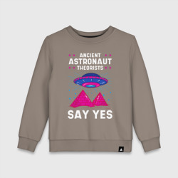 Детский свитшот хлопок Ancient Astronaut Theorist Say Yes