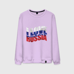 Мужской свитшот хлопок Love - Russia