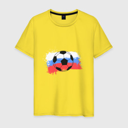 Мужская футболка хлопок Футбол - Россия