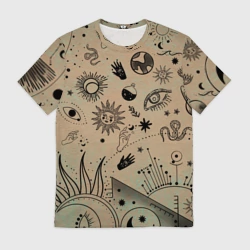 Мужская футболка 3D "Эзотерика"