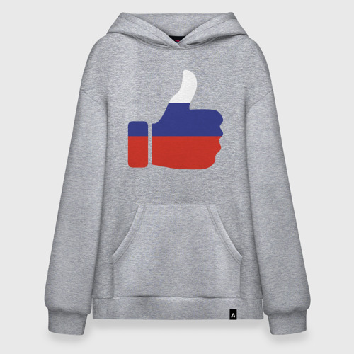 Худи SuperOversize хлопок Like Russia