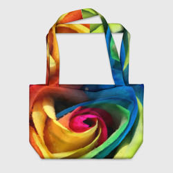 Пляжная сумка 3D Роза fashion 2022