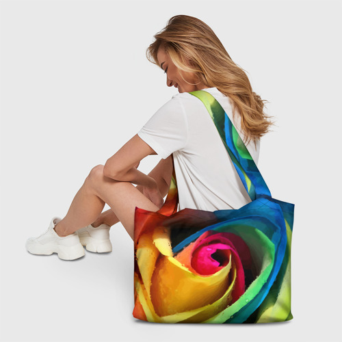 Пляжная сумка 3D Роза fashion 2022 - фото 6