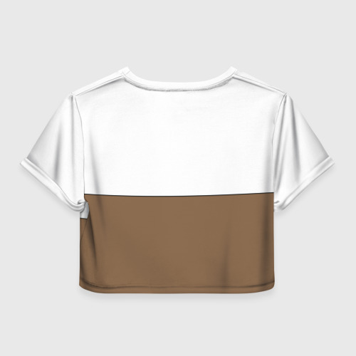 Женская футболка Crop-top 3D Грустный Щенок Бигля, цвет 3D печать - фото 2