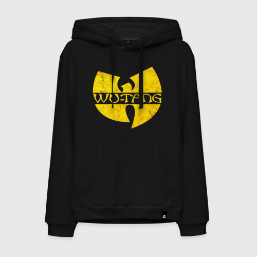 Мужская толстовка хлопок Wu tang logo, цвет черный