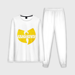 Мужская пижама с лонгсливом хлопок Wu tang logo