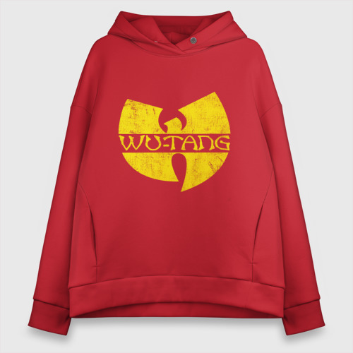 Женское светящееся худи Wu tang logo, цвет красный