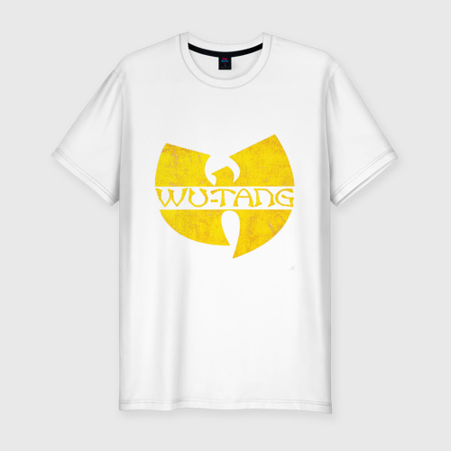 Мужская футболка хлопок Slim Wu tang logo