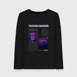 Женский лонгслив хлопок Troublemaker Streetwear