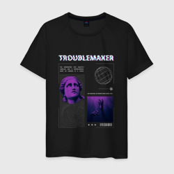 Troublemaker Streetwear – Мужская футболка хлопок с принтом купить со скидкой в -20%