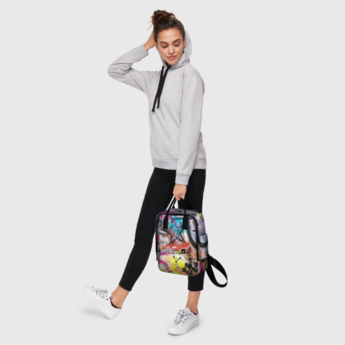 Женский рюкзак 3D с принтом Граффити со звездой, фото #4