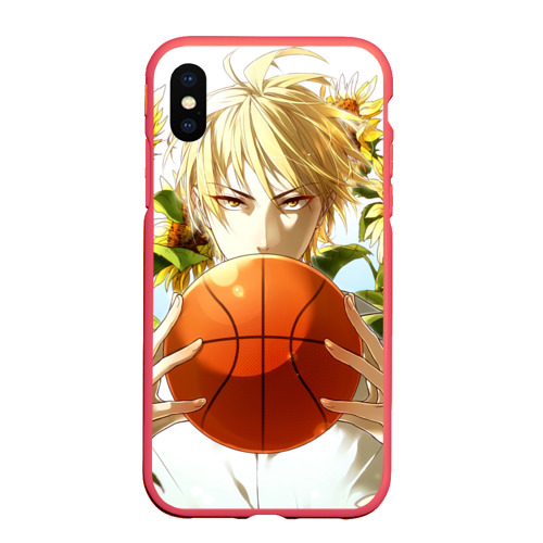 Чехол для iPhone XS Max матовый Ryota Kise, цвет красный