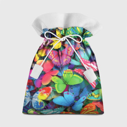 Подарочный 3D мешок Стая бабочек Pattern