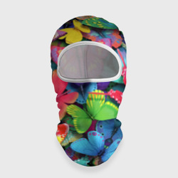 Балаклава 3D Стая бабочек Pattern
