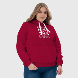 Женская толстовка хлопок Танцы сейчас, разговоры потом