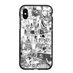 Чехол для iPhone XS Max матовый Kuroko no Basket pattern