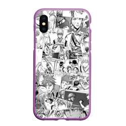 Чехол для iPhone XS Max матовый Kuroko no Basket pattern