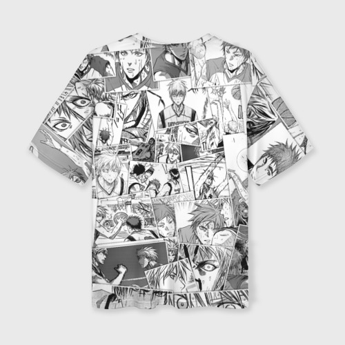 Женская футболка oversize 3D Kuroko no Basket pattern, цвет 3D печать - фото 2