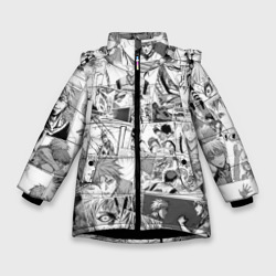 Зимняя куртка для девочек 3D Kuroko no Basket pattern