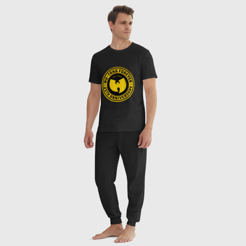 Мужская пижама хлопок Forеver Wu, цвет черный - фото 5