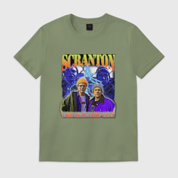 Мужская футболка хлопок Scranton electric city