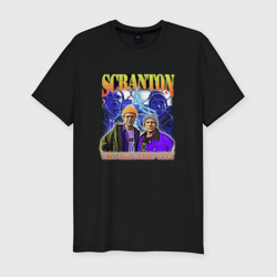 Мужская футболка хлопок Slim Scranton electric city