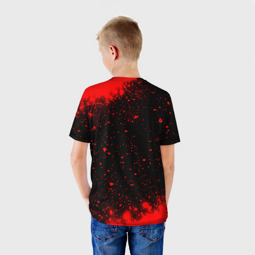 Детская футболка 3D РУСИЧ - ВАЛЬКНУТ / Краска, цвет 3D печать - фото 4