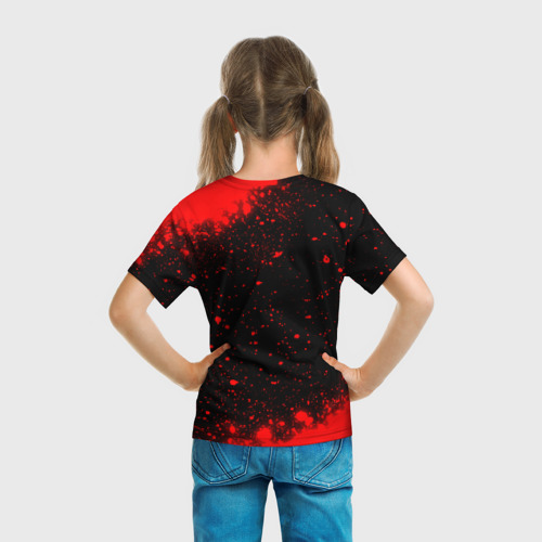 Детская футболка 3D Русич - валькнут Краска, цвет 3D печать - фото 6