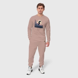 Мужской костюм хлопок Лыжи и Лыжники - фото 2